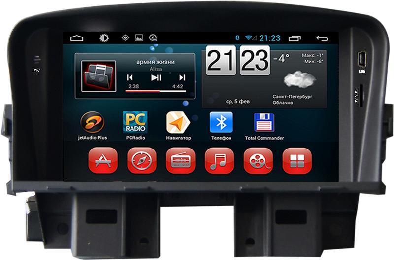 Штатная автомагнитола RedPower 18045 Chevrolet Cruze 2010-2012 OS Android 4.1