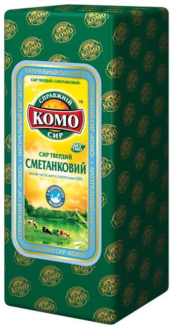 Сыр Сметанковый ТМ КОМО