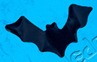 Конфетти фигурное Летучая мышь (d 2,5x5 см), цвет черный