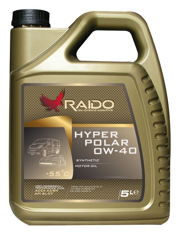 Raido Hyper Polar 0W-40 Современное, полностью синтетическое моторное масло