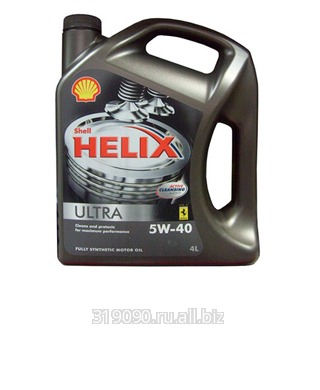 Полностью синтетические моторные масла Shell Helix Ultra 5W-40