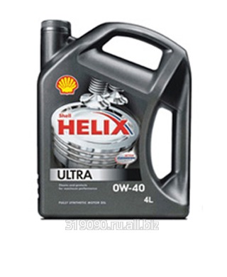 Полностью синтетические моторные масла Shell Helix Ultra 0W-40