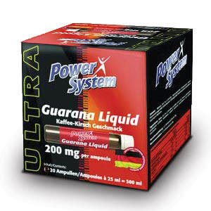 Power System Guarana Liquid (жидкий экстракт гуараны) ампула 25 мл (200 мг) - кофе-вишня