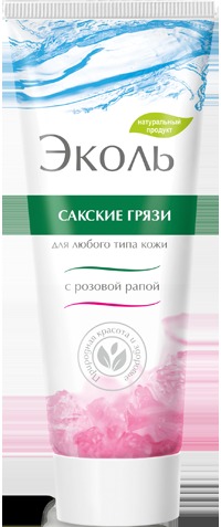 Сакская грязь с розовой рапой ЭКОЛЬ