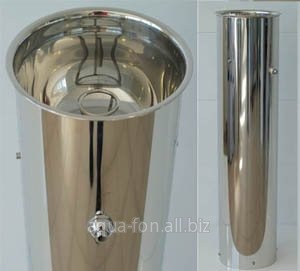 Фонтанчик питьевой цилиндрический нажимной антивандальный с угольной фильтрацией ФПН-2