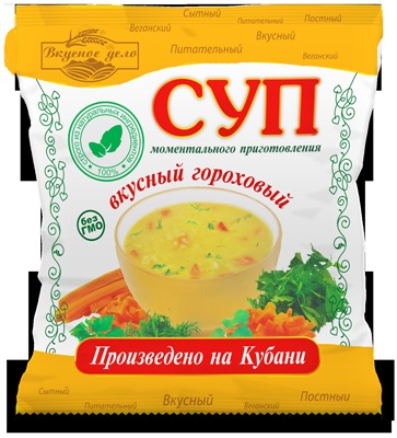 Суп гороховый натуральный (моментального приготовления)