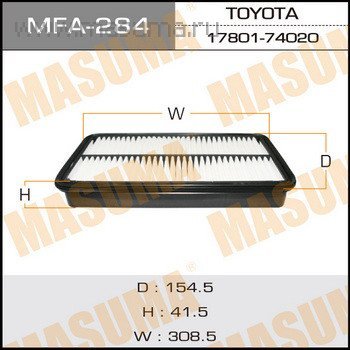 Фильтр воздушный Toyota Corona, Nadia, Ipsum, Camry, Rav4