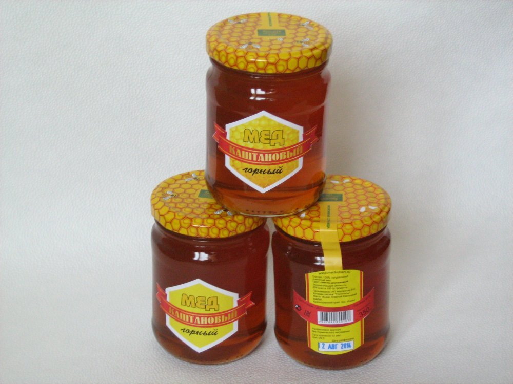 Горный мёд каштановый (светлый)