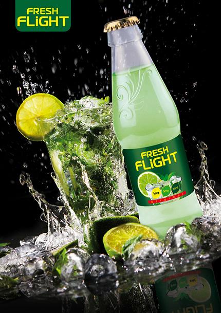 Газированные напитки на основе натуральных компонентов FRESH FLIGHT