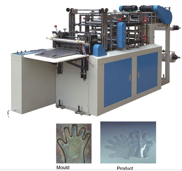 Пакетосварочная машина для производства полиэтиленовых перчаток PU-DHB-600