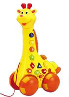 Игрушка обучающая жираф - каталка