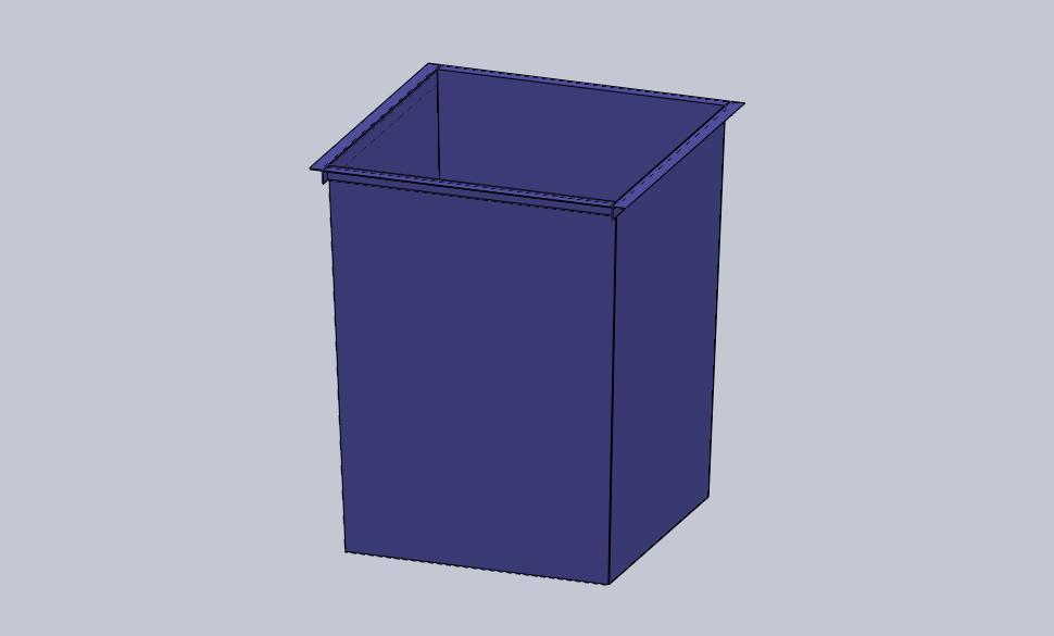 Контейнер для твердо-бытовых отходов 0,7 м. куб