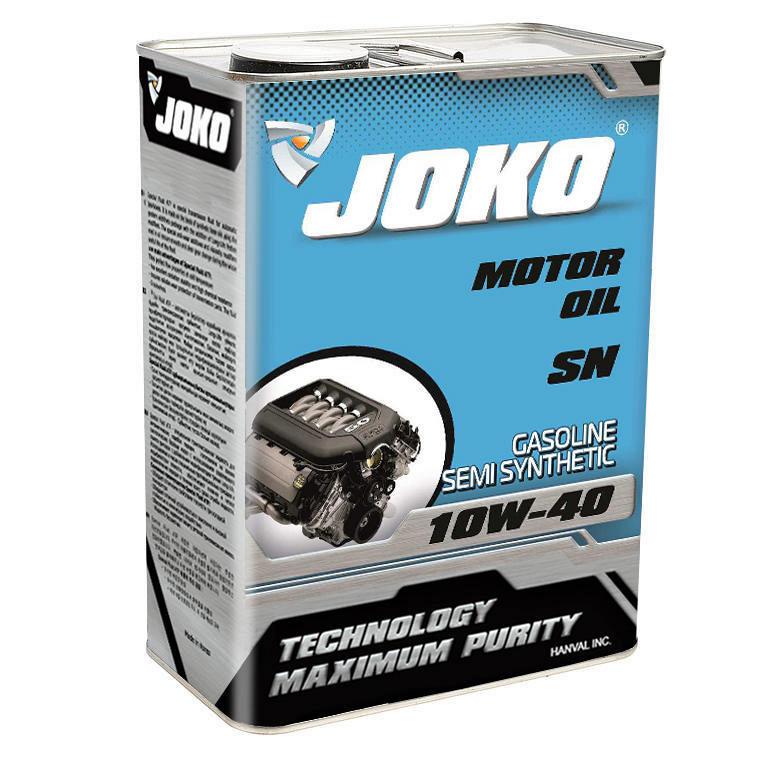 Моторное масло JOKO GASOLINE Semi-synthetic SN 10w-40 4л