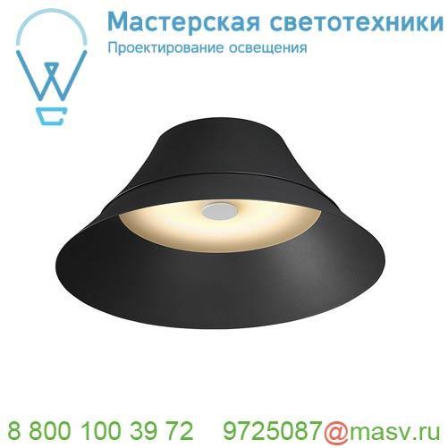 1000437 SLV BATO 45 LED CW светильник накладной 30Вт с LED 2700К, 1450лм, 100°, черный