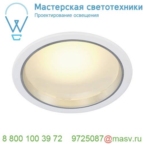 160461 SLV LED DOWNLIGHT 23 светильник встраиваемый с 36 SMD LED 18Вт (20Вт), 3000К, 1600лм, 100°