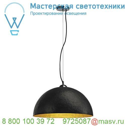 155530 SLV FORCHINI 50 PD светильник подвесной для лампы E27 40Вт макс., черный/ хром/ золото