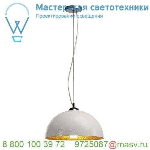 155511 SLV FORCHINI 40 PD светильник подвесной для лампы E27 40Вт макс., белый/ хром/ золото