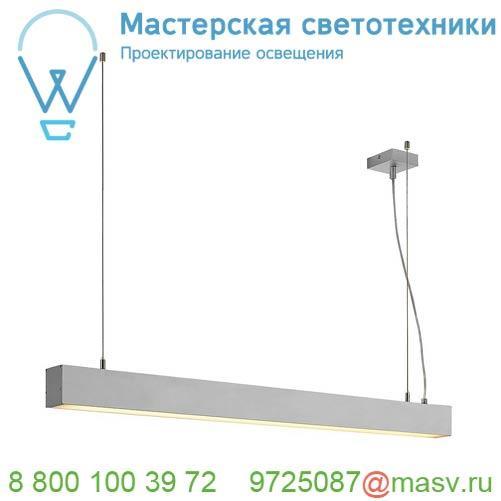 210004 SLV GLENOS PD-1 светильник подвесной с LED 52Вт, 3000К, 2470лм, анодированный алюминий