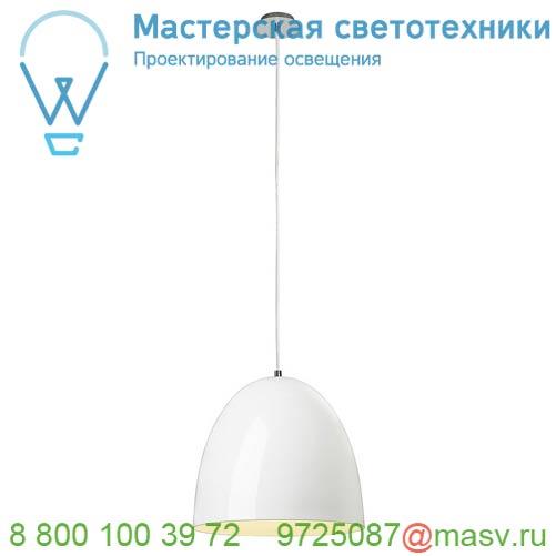 155471 SLV PARA CONE 40 светильник подвесной для лампы E27 60Вт макс., белый глянцевый