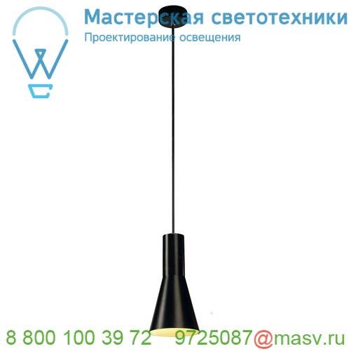 133330 SLV PHELIA PD-CONE светильник подвесной для лампы E27 23Вт макс., черный