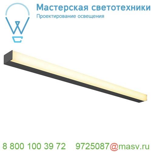 1001286 SLV SIGHT 115 светильник накладной 37.3Вт c LED 3000К, 3100лм, черный (ex 160190)