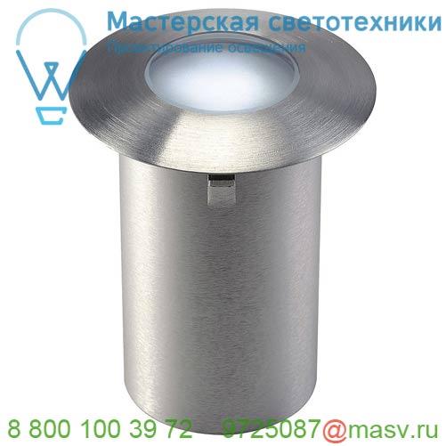 227461 SLV TRAIL-LITE 60 светильник встраиваемый IP65 12В 50Гц 0.3Вт с LED 6500K,10лм, сталь/ стекло