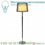 155652 SLV BISHADE SL-1 светильник напольный для лампы E27 40Вт макс., черный/ белый/ хром