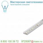 213714 SLV GLENOS Pro-2609 200 профиль накладной, без экрана, 2 м, серебристый