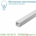 213614 SLV GLENOS Pro-3030 100 профиль накладной, без экрана, 1 м, серебристый