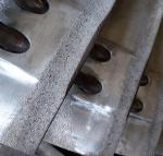 Восстановление входных и выходных кромок лопаток паровых турбин ЭИЛ