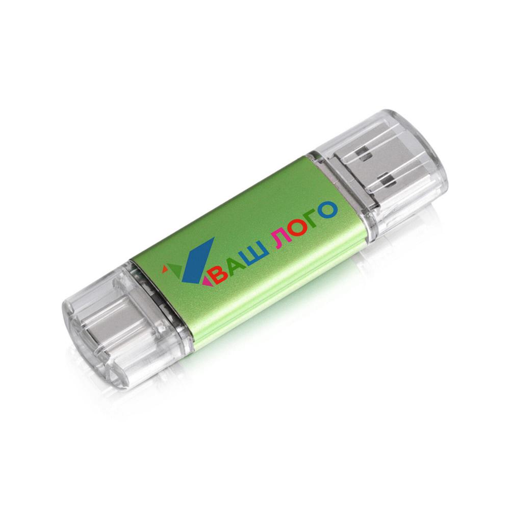 OTG Флешка Simple 3 в 1 (USB + micro USB + Type-C)