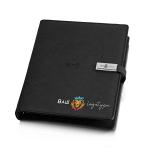 Smart ежедневник с беспроводной зарядкой, флешкой и лампой Lamp Charging