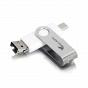 OTG Флешка Квебек 3 в 1 (USB + micro USB + Type-C)