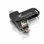 Флешка Ultra 3 в 1 (USB + micro USB + Type-C)