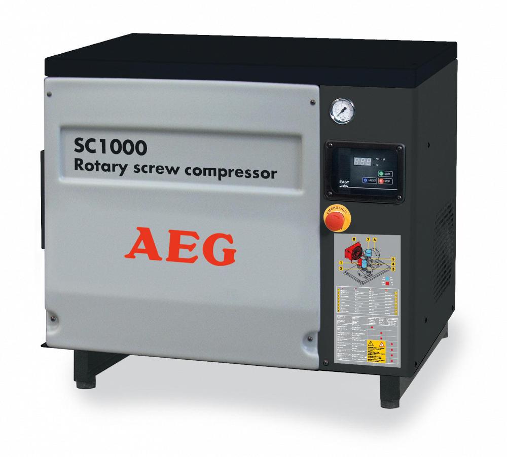 Винтовой компрессор AEG SC1000 (7.5 кВт, 860 л/мин)