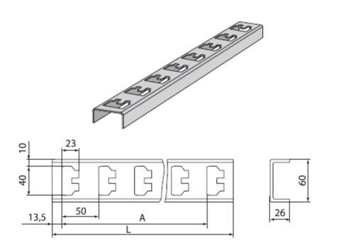 Кабельная стойка К1150, К1151, К1152, К1153, К1154, К1155