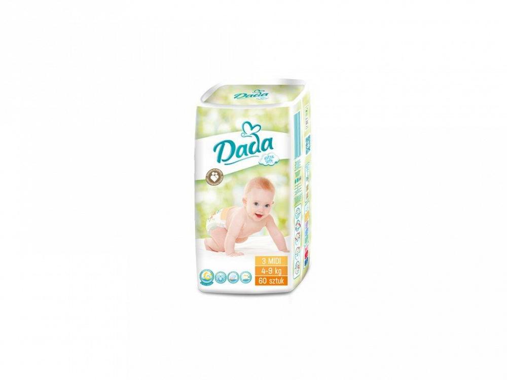 Детские подгузники DADA Extra Soft МIDI (упак.60 шт) №3