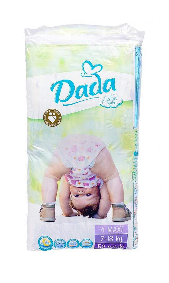 Детские подгузники DADA Extra Soft МAXI (упак.52 шт.) №4