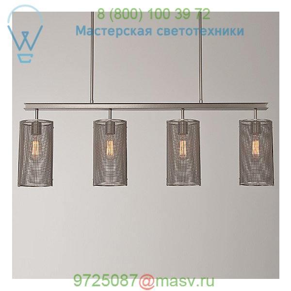 PLB0019-43-FB-0-001-E2 Uptown Mesh Linear Suspension Light Hammerton Studio, светильник