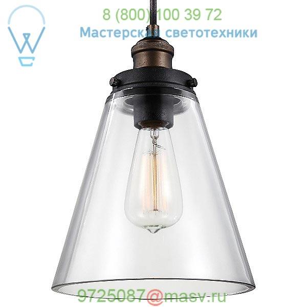 P1347PAGB/DWZ Feiss Baskin Cone Pendant Light, подвесной светильник