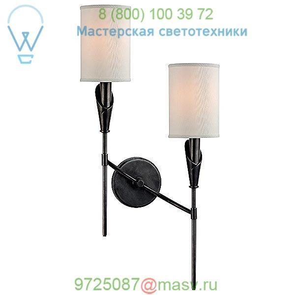 Hudson Valley Lighting Tate Two Light Wall Sconce 1312R-AGB, настенный светильник бра