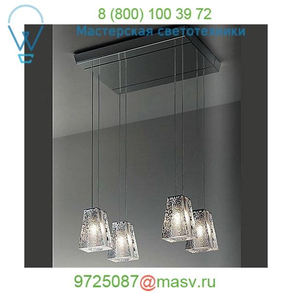 Fabbian Vicky Four Light Pendant - D69A07, светильник