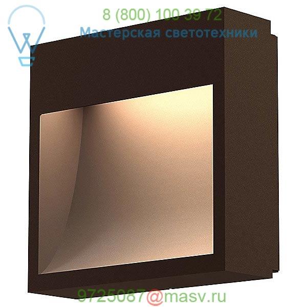 SONNEMAN Lighting 7360.72-WL Square Curve Indoor/Outdoor LED Sconce, уличный настенный светильник