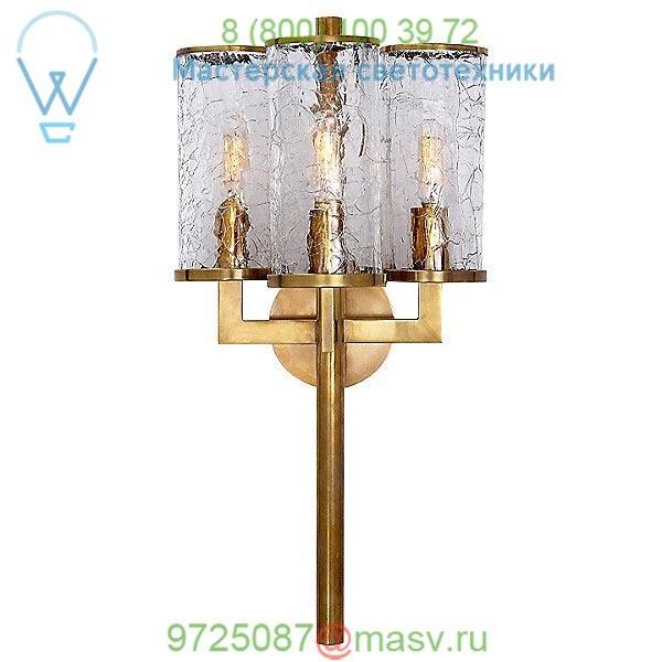 Liaison Triple Wall Sconce KW 2202AB-CRG Visual Comfort, настенный светильник бра