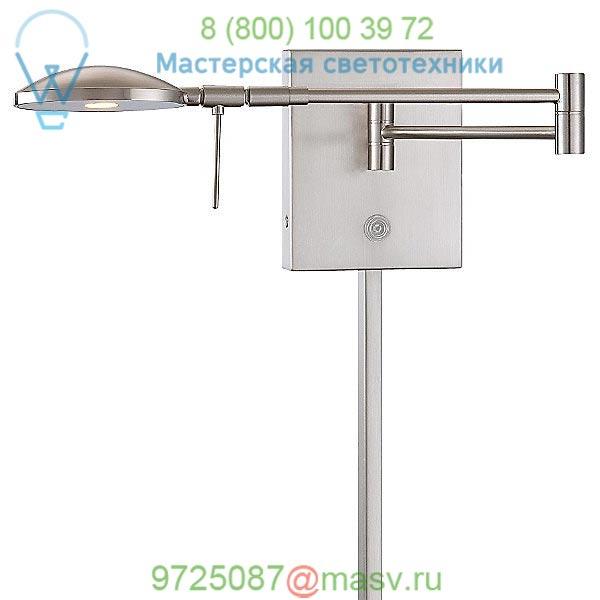 Georges Reading Room P4338 LED Swing Arm Wall Lamp George Kovacs P4338-077, бра