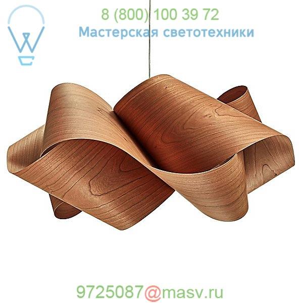 OB-SWRL SP E26 UL 21 Swirl Pendant by (Cherry/Nickel/Small/E26 Bulb) - OPEN BOX LZF, опенбокс