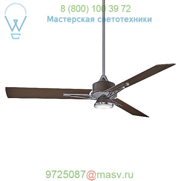 Minka Aire Fans F834L-ORB/PN Metropolis Ceiling Fan, светильник