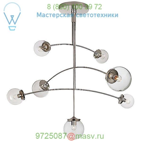 Prescott 7-Light Mobile Chandelier Visual Comfort KS 5404PN-CG, светильник