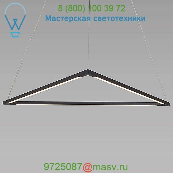 Z-Bar Triangle Pendant Light ZBP-16-T-SW-MTB-CNP Koncept, светильник