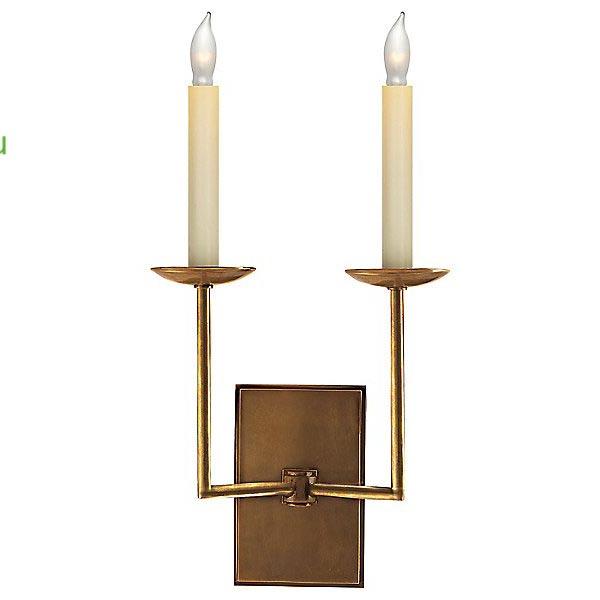 Right Angle Wall Light (Hand-Rubbed Antique Brass/2) - OPEN BOX RETURN Visual Comfort OB-SL 2866HAB, опенбокс